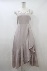 画像1: axes femme / ラッフルフリルキャミワンピース F ピンク H-26-10-02-1029-AX-OP-YZ-ZH (1)