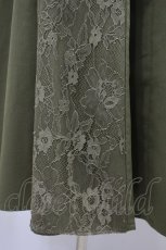 画像4: axes femme / バラ刺繍ジャンスカ M グリーン H-26-10-02-1030-AX-OP-YZ-ZH (4)