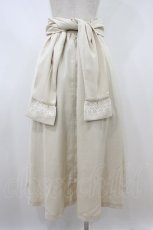 画像2: axes femme POETIQUE / 袖デザインラップ風スカート M ベージュ H-26-10-02-1033-AX-SK-SZ-ZH (2)