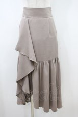 画像1: axes femme POETIQUE / ラッフルフリルマーメイドスカート M モカ H-26-10-02-1047-AX-SK-SZ-ZH (1)
