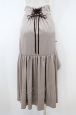 画像2: axes femme POETIQUE / ラッフルフリルマーメイドスカート M モカ H-26-10-02-1047-AX-SK-SZ-ZH (2)