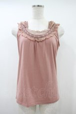 画像1: axes femme / フード付きタンクトップ M ピンク H-26-10-02-1050-AX-TO-NS-ZH (1)