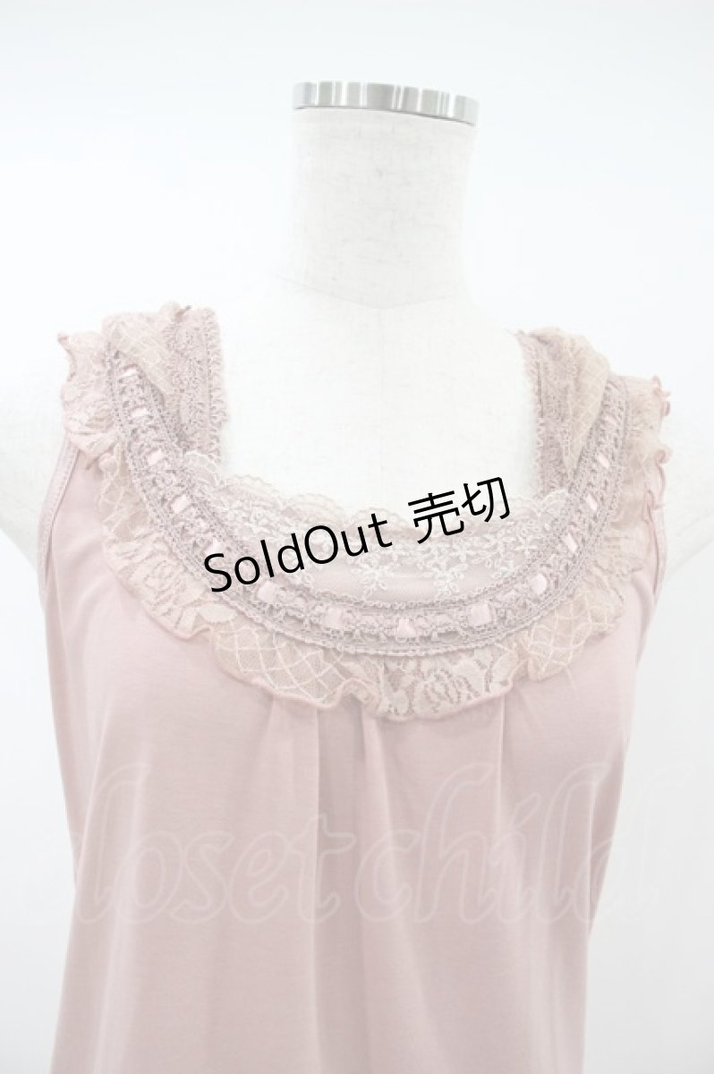 画像3: axes femme / フード付きタンクトップ M ピンク H-26-10-02-1050-AX-TO-NS-ZH (3)