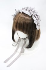 画像1: axes femme kawaii / プチリボンヘッドドレス  グレー H-26-10-02-1003-AX-AC-NS-ZH (1)