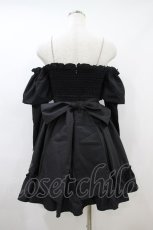 画像2: Ank Rouge / オフショルドーリーワンピース M ブラック H-26-10-02-1023-CA-OP-NS-ZH (2)