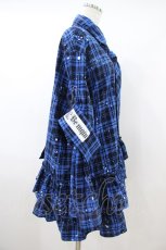 画像3: Ank Rouge / Bemqinブリーチチェックシャツワンピース M ブルー H-26-10-02-1025-CA-OP-NS-ZH (3)