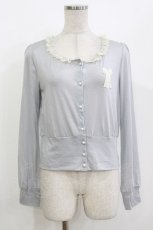 画像1: Emily Temple cute / Ribbonレースカーディガン  グレー H-26-10-02-060-ET-TO-KB-ZH (1)