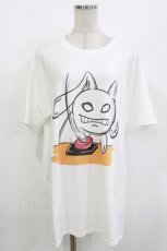画像1: NieR Clothing / プリントCOTTON CUTSEW  白 H-26-10-02-070-PU-TO-KB-ZH (1)