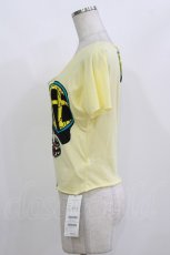 画像2: GLAD NEWS / フェイスプリントカットTシャツ  イエロー H-26-10-02-072-PU-TO-KB-ZH (2)