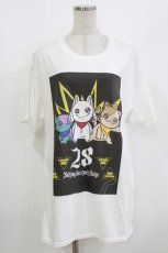 画像1: NieR Clothing / プリントCOTTON CUTSEW  白 H-26-10-02-075-PU-TO-KB-ZH (1)