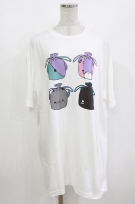Preview of プリントCOTTON CUTSEW XL 白
