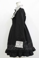 画像2: DearMyLove / クロス刺繍シスターワンピース M ブラック/グレー H-26-10-03-034-GO-OP-YZ-ZH (2)