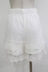 画像3: axes femme POETIQUE / 調節リボン付ミニペチパンツ M 白 H-26-10-03-039-AX-PA-NS-ZH (3)