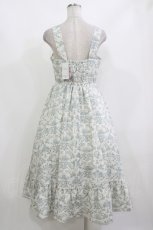 画像3: m petit by misako / MSKトワルドジュイジャンパースカート L オフ/ブルー H-26-10-03-004-LO-SK-NS-ZH (3)