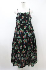 画像1: Jane Marple / Very berriesティアードドレス M ブラック H-26-10-03-1031-JM-OP-AK-ZH (1)
