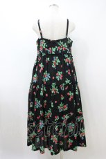画像2: Jane Marple / Very berriesティアードドレス M ブラック H-26-10-03-1031-JM-OP-AK-ZH (2)