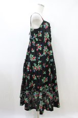 画像3: Jane Marple / Very berriesティアードドレス M ブラック H-26-10-03-1031-JM-OP-AK-ZH (3)