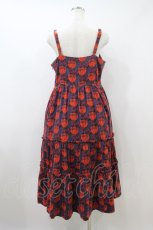 画像2: Jane Marple / Tudor fields strap dress M レッド H-26-10-03-1040-JM-OP-AK-ZH (2)