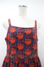 画像3: Jane Marple / Tudor fields strap dress M レッド H-26-10-03-1040-JM-OP-AK-ZH (3)