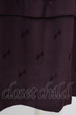 画像3: Jane Marple Dans Le Salon / Ribbon jacquardダンドールスカート  ボルドー H-26-10-03-1041-JM-SK-KB-ZH (3)