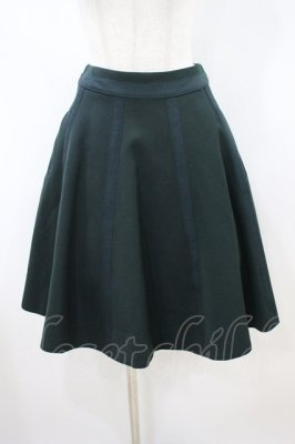 Preview of Cashmere Doeskin Gored Skirt  ダークグリーン
