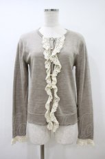画像1: Jane Marple / ウールニットカーディガン  ベージュ H-26-10-03-1048-JM-TO-KB-ZH (1)