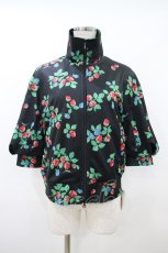 画像1: Jane Marple / Very berriesジップアップブルゾン M ブラック H-26-10-03-1056-JM-JA-AK-ZH (1)