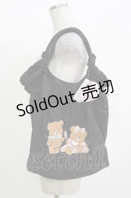 Preview of くまトートバッグ  ブラック