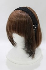 画像1: m petit by misako / TT*AMPLカチューシャ  ブラック H-26-10-03-069-LO-AC-NS-ZH (1)
