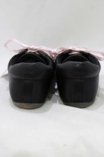 画像3: axes femme POETIQUE / ダブルリボンサテンスニーカー L(24.5cm) ブラック/ピンク H-26-10-03-081-AX-SH-NS-ZH (3)