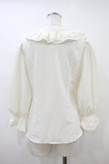 画像2: Kurumi Collaboration / TT*CLK*フリルブラウス M オフ H-26-10-04-053-LO-BL-NS-ZH (2)