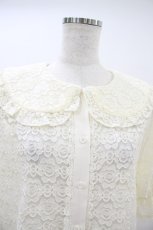 画像3: m petit by misako / TT* AOKレースブラウス M 生成り H-26-10-04-054-LO-BL-NS-ZH (3)