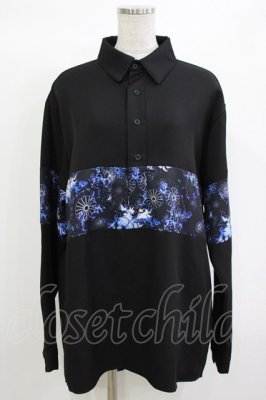 Preview of 切替長袖シャツ  黒