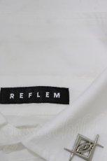 画像5: REFLEM / ロゴチャーム付きZIPシャツ FREE 白 H-26-10-04-1029-PU-BL-AK-ZH (5)