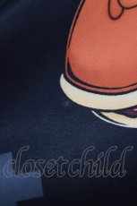 画像4: NieR Clothing / 総柄ZIP半袖パーカー  黒×どら焼き H-26-10-04-1033-PU-TO-KB-ZH (4)