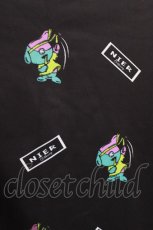 画像4: NieR Clothing / 総柄ZIP半袖パーカー  ONE君 H-26-10-04-1034-PU-TO-KB-ZH (4)