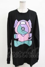 画像1: NieR Clothing / プリントLONG CUTSEW XL 黒 H-26-10-04-1036-PU-TO-AK-ZH (1)