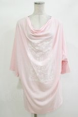 画像1: Deorart / ドレープネック5部袖Tシャツ M ピンク H-26-10-04-1039-PU-TO-KB-ZH (1)