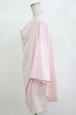 画像2: Deorart / ドレープネック5部袖Tシャツ M ピンク H-26-10-04-1039-PU-TO-KB-ZH (2)