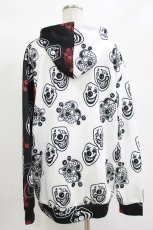 画像3: NieR Clothing / プリントプルパーカー  黒×白 H-26-10-04-1042-PU-TO-AK-ZH (3)