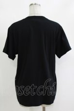 画像2: KRY CLOTHING / 英字プリントTシャツ  黒×ホログラム H-26-10-04-1044-PU-TS-KB-ZH (2)