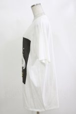 画像2: NieR Clothing / プリント半袖CUTSEW XL 白 H-26-10-04-1047-PU-TO-KB-ZH (2)