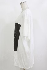画像2: NieR Clothing / プリント半袖CUTSEW XL 白 H-26-10-04-1049-PU-TO-KB-ZH (2)