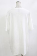 画像3: NieR Clothing / プリント半袖CUTSEW XL 白 H-26-10-04-1049-PU-TO-KB-ZH (3)