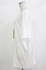 画像2: NieR Clothing / プリントCOTTON CUTSEW XL 白 H-26-10-04-1050-PU-TO-KB-ZH (2)
