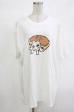 画像1: NieR Clothing / プリント半袖CUTSEW XL 白 H-26-10-04-1053-PU-TO-KB-ZH (1)