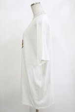 画像2: NieR Clothing / プリント半袖CUTSEW XL 白 H-26-10-04-1053-PU-TO-KB-ZH (2)
