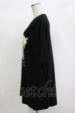 画像2: NieR Clothing / プリント半袖CUTSEW XL 黒 H-26-10-04-1055-PU-TO-AK-ZH (2)