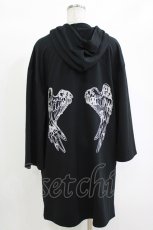 画像3: NieR Clothing / バックプリントZIPパーカー F 黒 H-26-10-04-1056-PU-TO-AK-ZH (3)