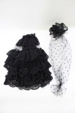 画像1: MorunxMuunaStoik / クリップ＆カフスSET  黒 H-26-10-04-1066-GO-ZA-AK-ZH (1)